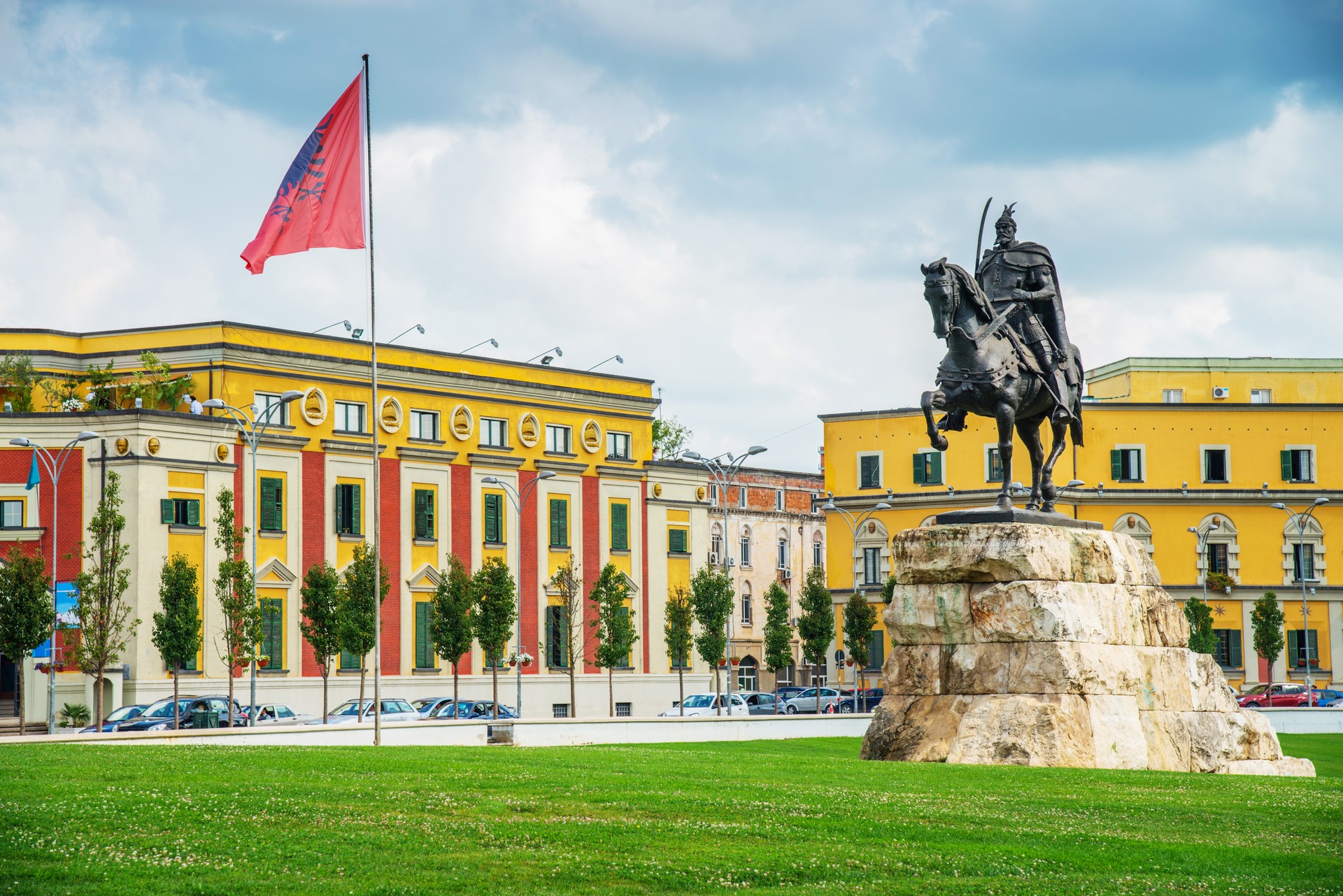 Albania Skanderbeg Square Tirana